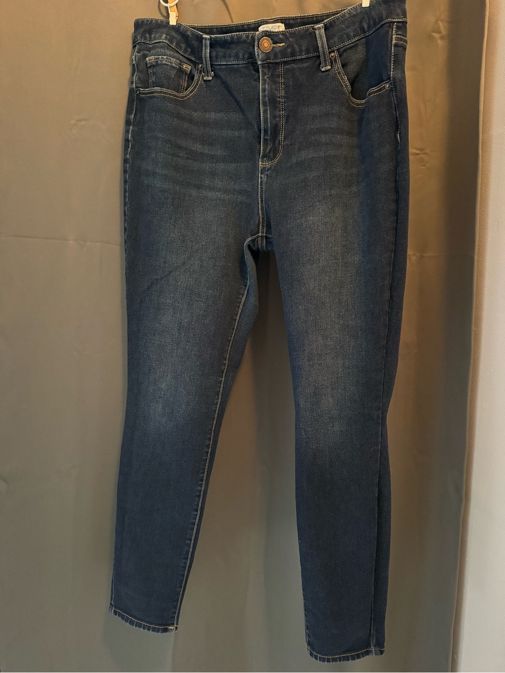 Time & Tru High Waisted Skinny Jeans